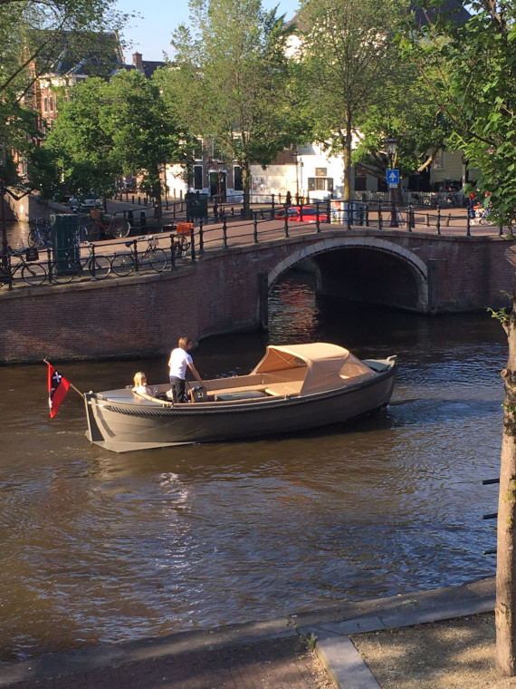 Classic 660 reddingssloep zij aanzicht aluminium boten en sloepen